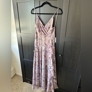 ASTR The Label Mauve-Lilac Floral Dress ADR100347